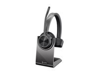 Poly Voyager 4310 UC – Mono Headset – Bluetooth 5.2, USB-A Empfänger – Schwarz – für PC/Mac – bis 24 h