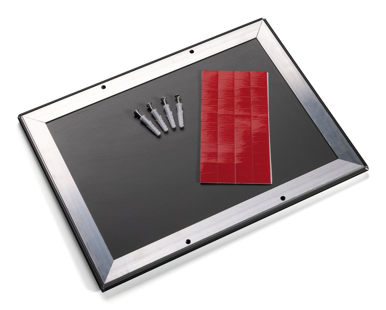 Durable Plakatrahmen – 240 × 329 mm, schwarz, Klapprahmen, für A4