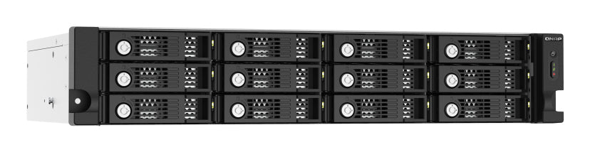 QNAP TL-R1220SEP-RP – 12-Bay Rack 2U HDD/SSD-Gehäuse – für 2,5"/3,5" HDD/SSD, SAS/SATA