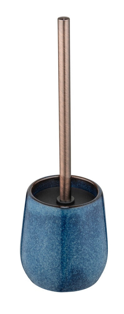 WENKO WC-Bürstenset – Keramik, Blau, H 40 cm, Ø 7,5 cm