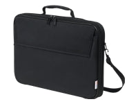 BASE XX Notebook-Tasche – für Notebooks bis 14,1" – Abnehmbarer Schultergurt, Stossfest – Schwarz