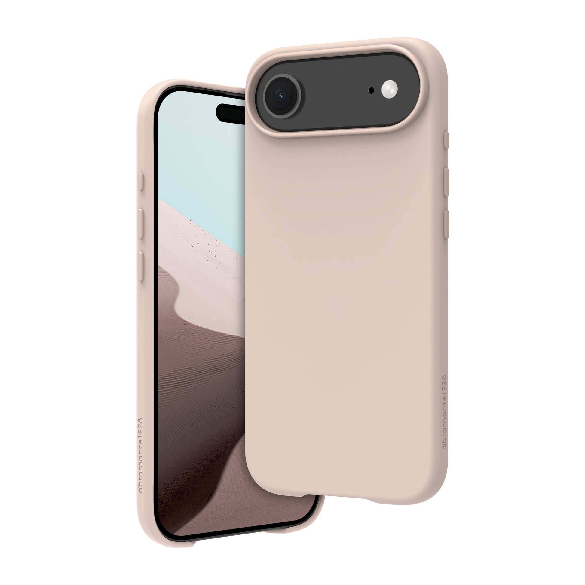 dbramante1928 Roskilde MS ICON Backcover – für Apple iPhone 17 Air, MagSafe, Kunststoff, Pink Sand