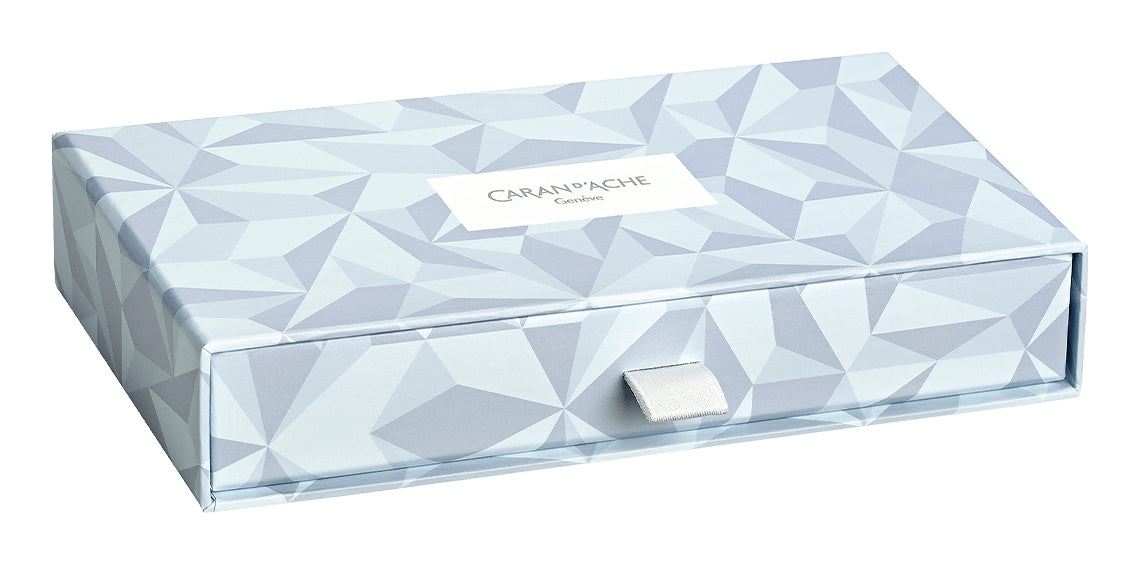 Caran d-Ache Caran d'Ache Kugelschreiber – Gletscherblau, Metall – 2 Stk.