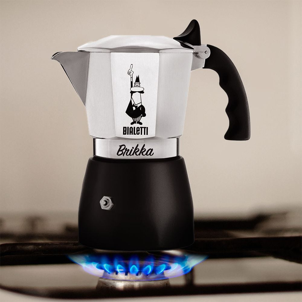 Bialetti Brikka – Mokka-Kanne, 4 Tassen