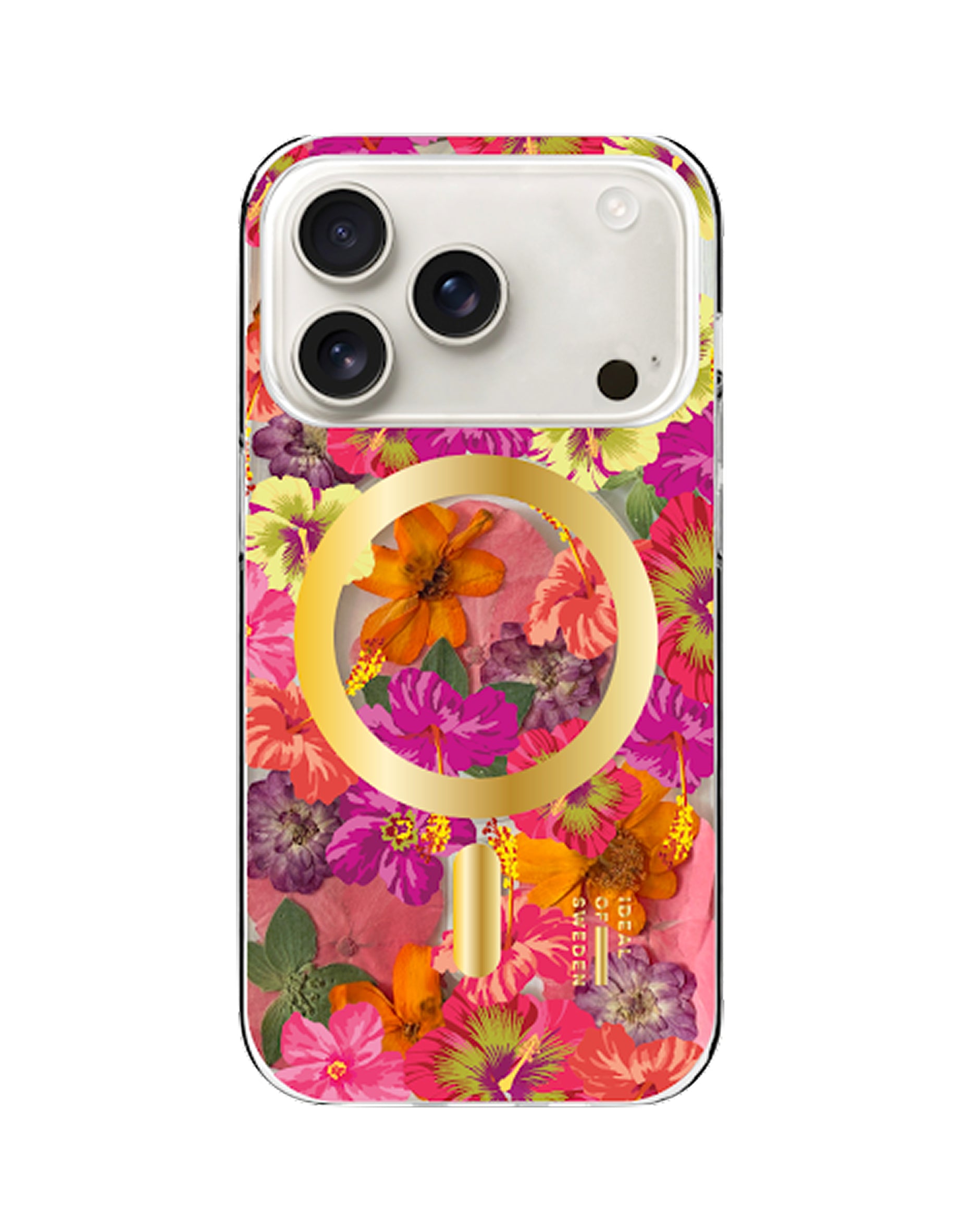 iDeal of Sweden Clear Cover – Backcover – für Apple iPhone 17 Pro, MagSafe, TPU, Transparent, Tropical Floral