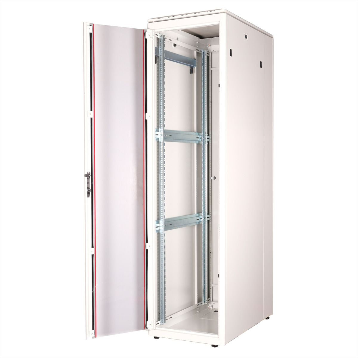 ROLINE Pro 47 HE – 19" Netzwerkschrank 47U, IP20, abschliessbar, 600 × 1000 × 2276 mm, lichtgrau, Stahl