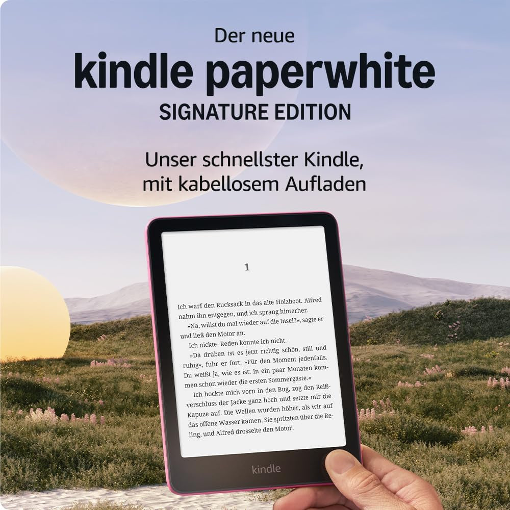 Amazon Kindle Paperwhite Signature – 7" E Ink, 32 GB, wasserfest