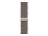 Apple Milanese Loop – Armband – für Apple Watch 46 mm, Natural, M/L