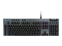 Logitech G G915 X – Gaming-Tastatur – Mechanisch, RGB – Kabelgebunden, USB-A – QWERTZ (DE) – Schwarz