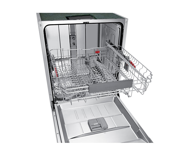 Samsung Einbau-Geschirrspüler DW60A6082BB/ET – 13 Massgedecke, 10,5 l pro Zyklus, 44 dB – Silber/Edelstahl