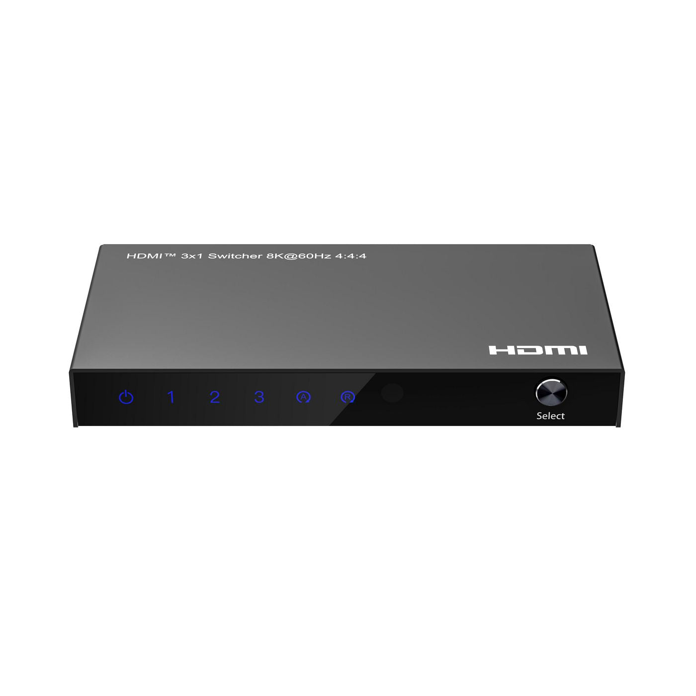 Microconnect MC-HDMISWITCH0301-8K – HDMI Switch, 3×1, 8K@60 Hz, HDCP, Fernbedienung
