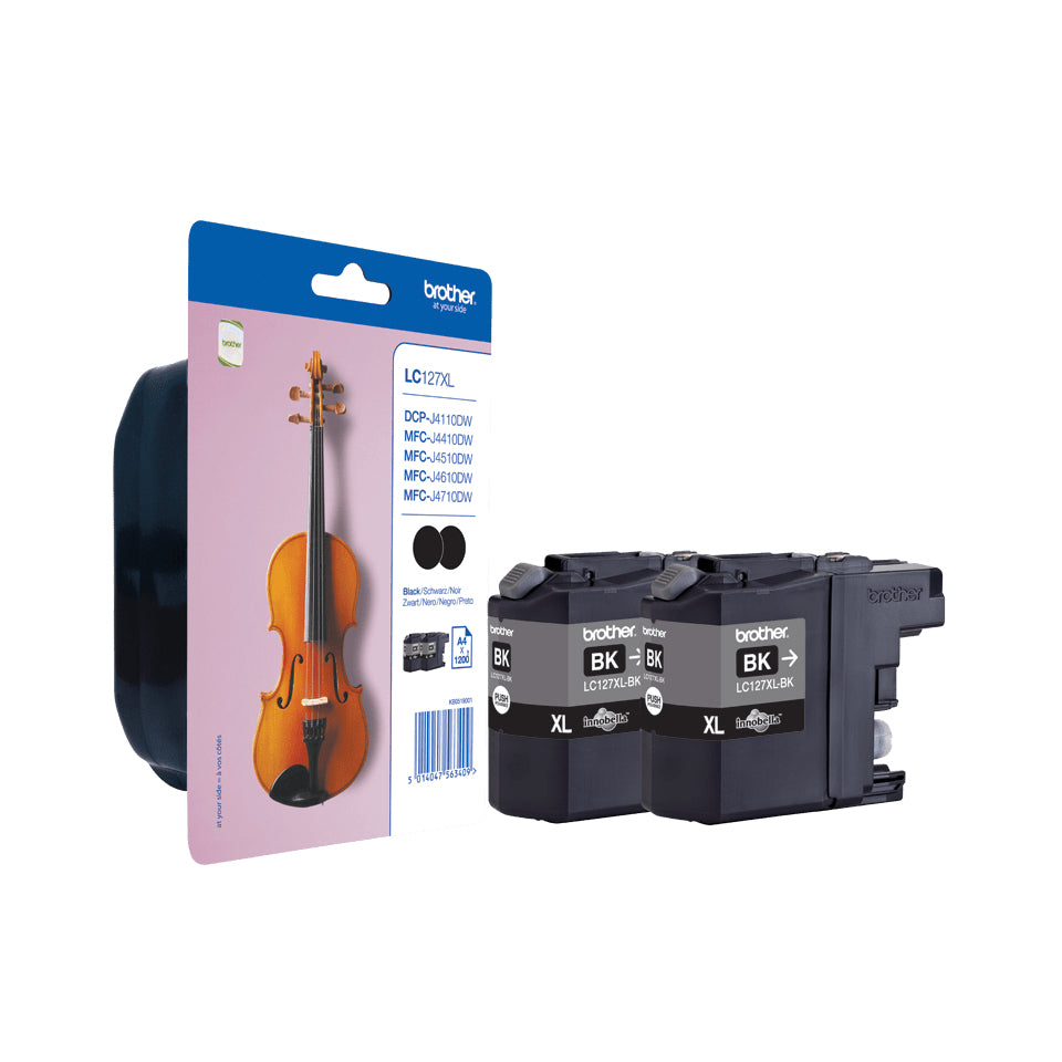 Brother Tintenpatronen-Multipack, Schwarz, 2er-Pack