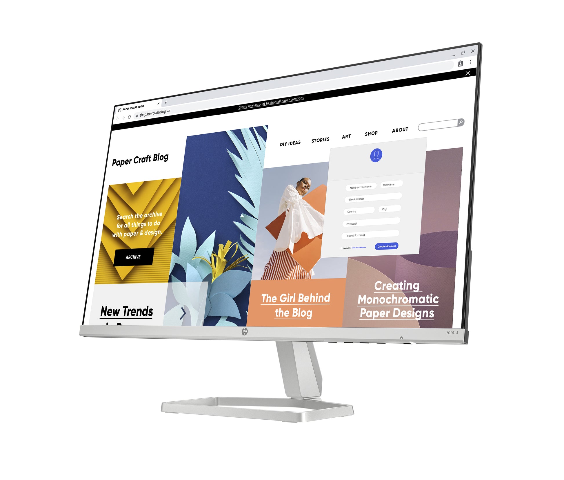 HP S5 524SF – Monitor, 1920 × 1080 (Full HD)