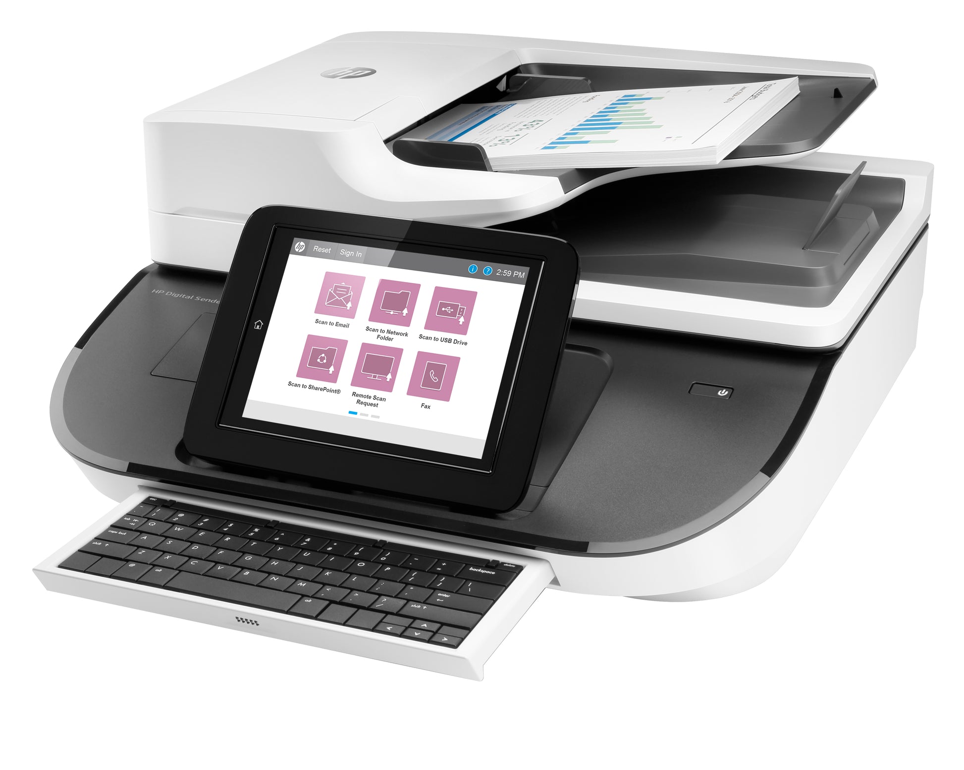 HP Digital Sender Flow 8500 FN2 – Flachbettscanner