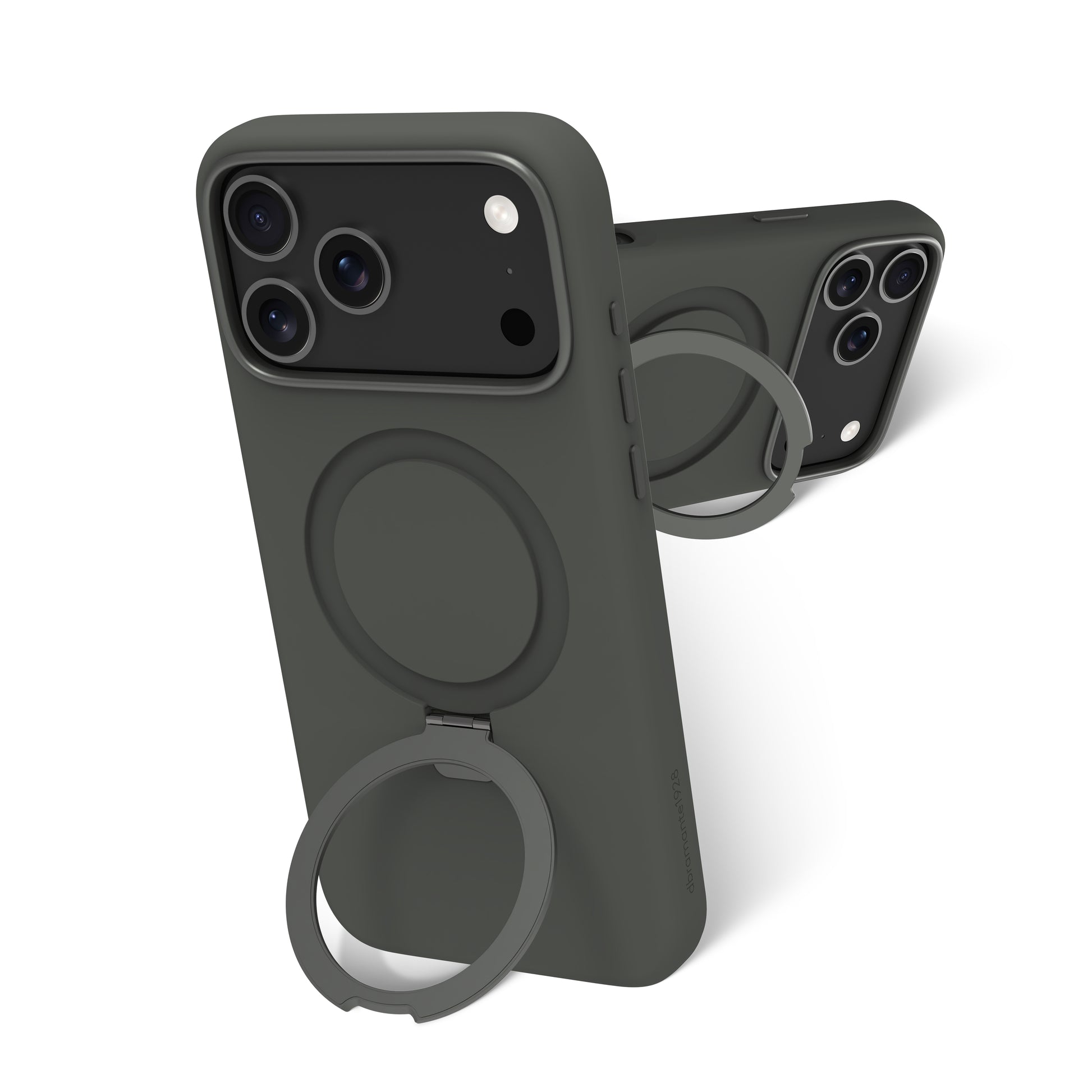 dbramante1928 Roskilde MS Kick ICON Backcover – für Apple iPhone 17 Pro Max, Dunkelgrau, bis 1,2 m sturzsicher