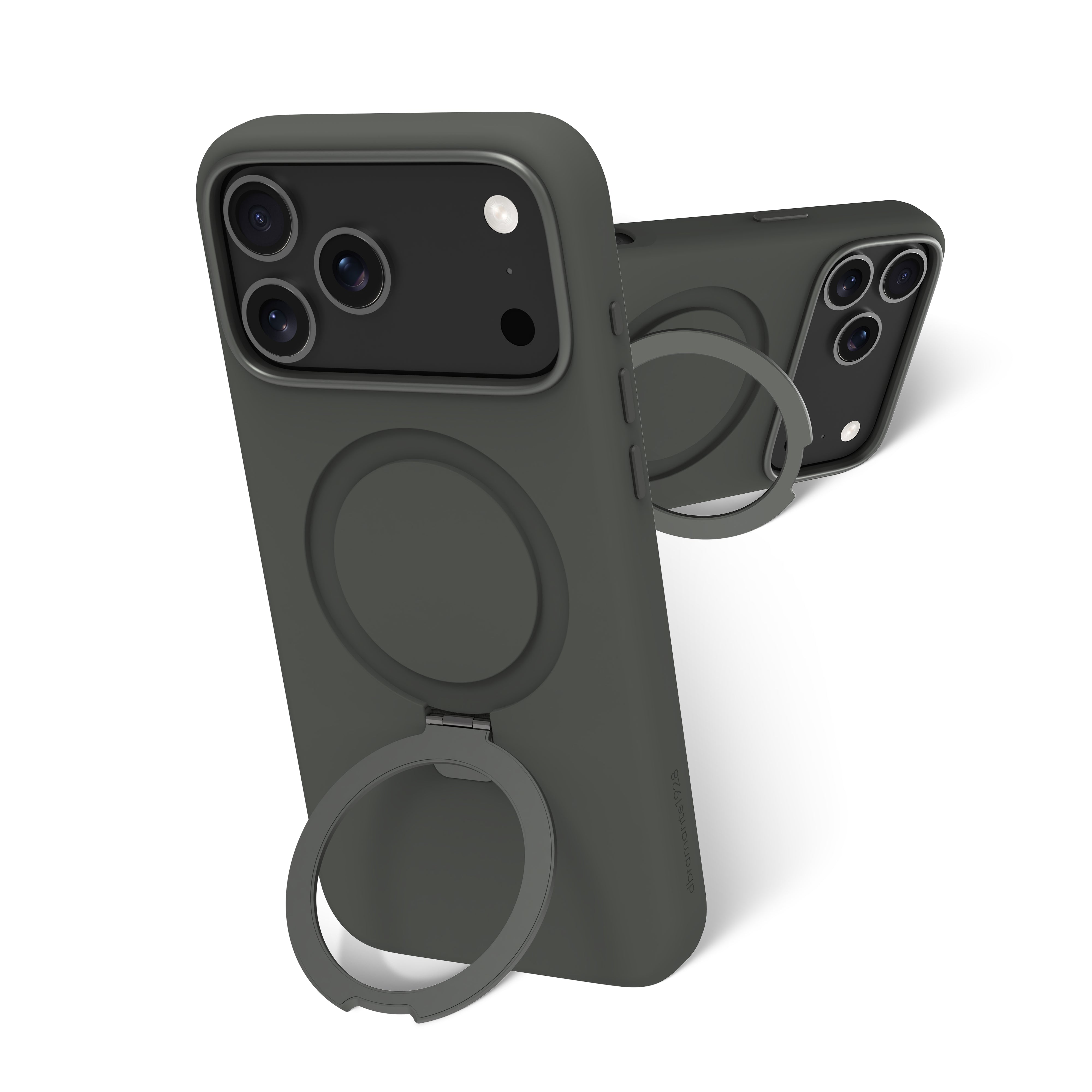dbramante1928 Roskilde MS Kick ICON Backcover – für Apple iPhone 17 Pro Max, Dunkelgrau, bis 1,2 m sturzsicher