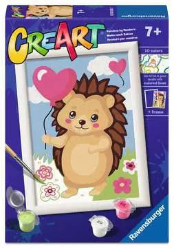Ravensburger CreArt – Malen-nach-Zahlen-Set – Happy Hedgehog – ab 7 Jahren