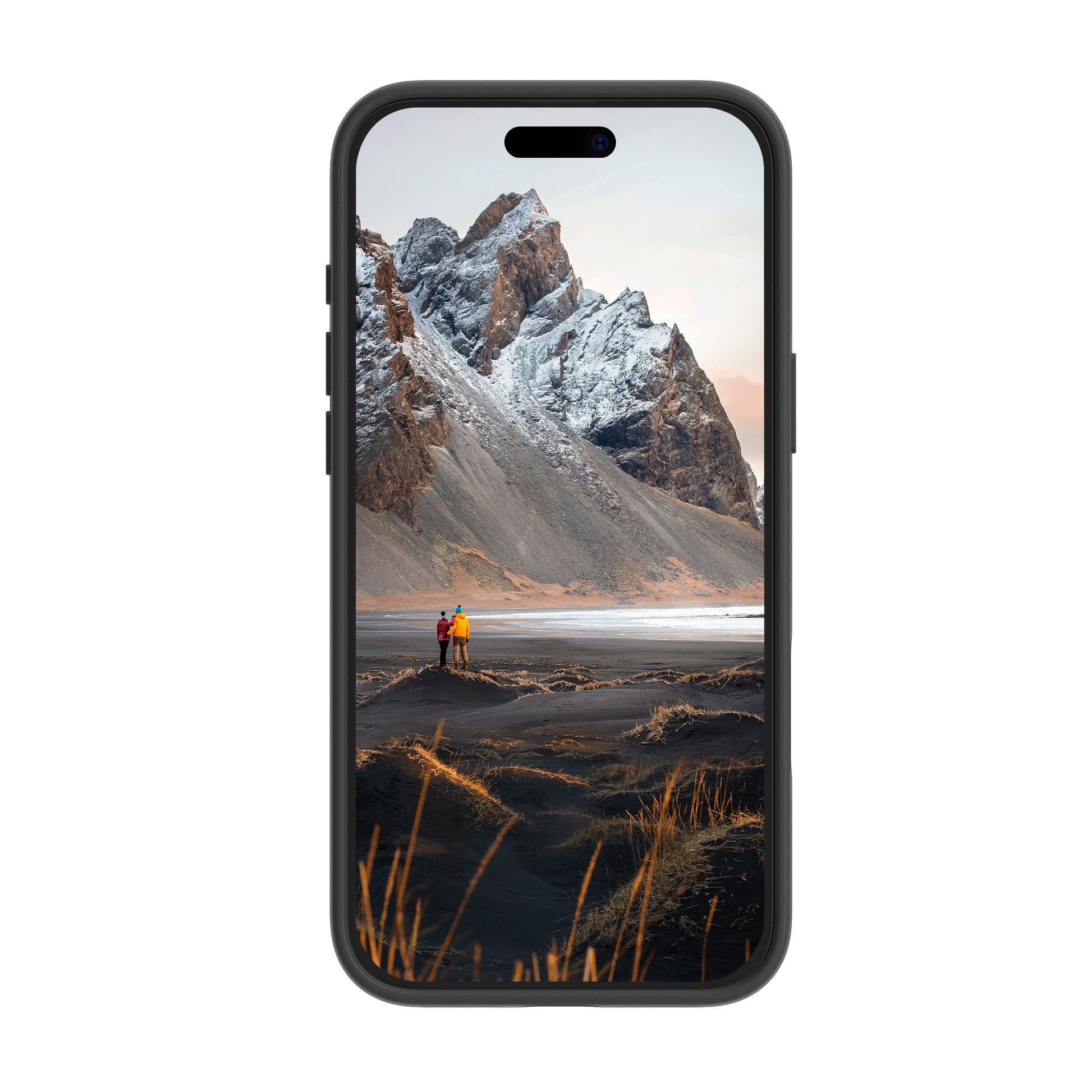dbramante1928 Iceland Ultra D3O MS Kick Backcover – für Apple iPhone 16 Plus, Recycling-Kunststoff, schwarz