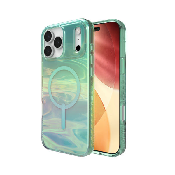 ZAGG Milan Snap Backcover – für Apple iPhone 17 Pro Max, MagSafe, Graphen, Grün, bis 4 m Sturzsicher