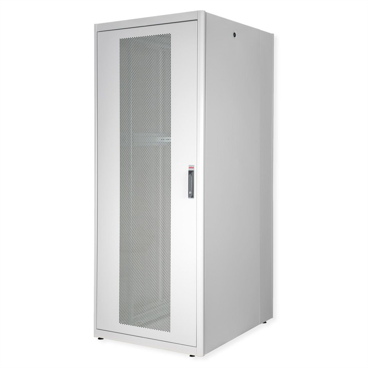 ROLINE Basic – 19" Netzwerkschrank 42U, IP20, abschliessbar, 800 × 1000 × 2010 mm, lichtgrau, Stahl