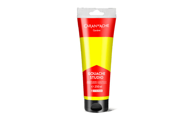 Caran d-Ache Caran d'Ache – Gouache – Fluoreszierendes Zitronengelb, 250 ml