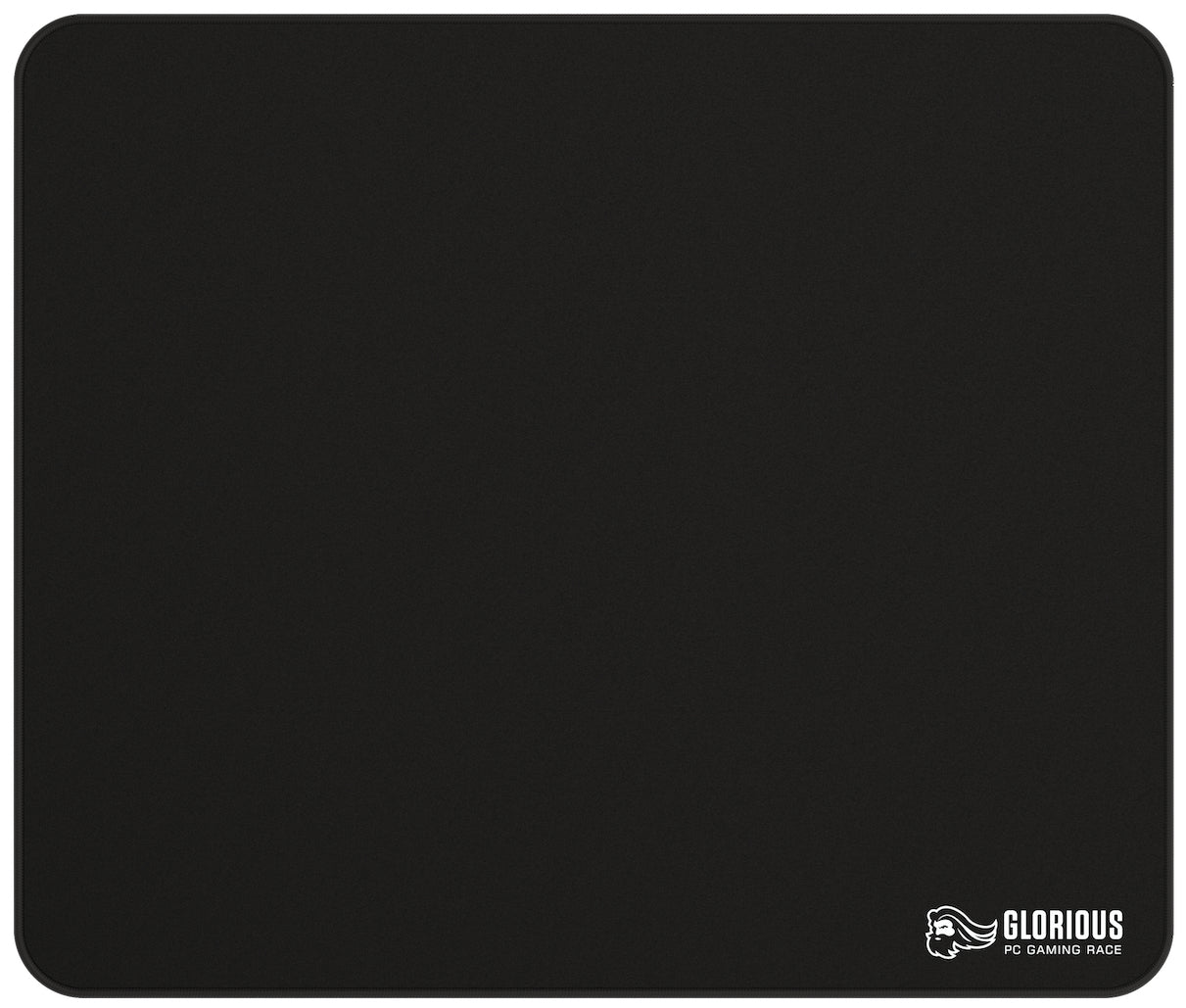 Glorious Gaming Gaming-Mauspad – 330 × 280 mm, Stoff, Gummi, Schwarz