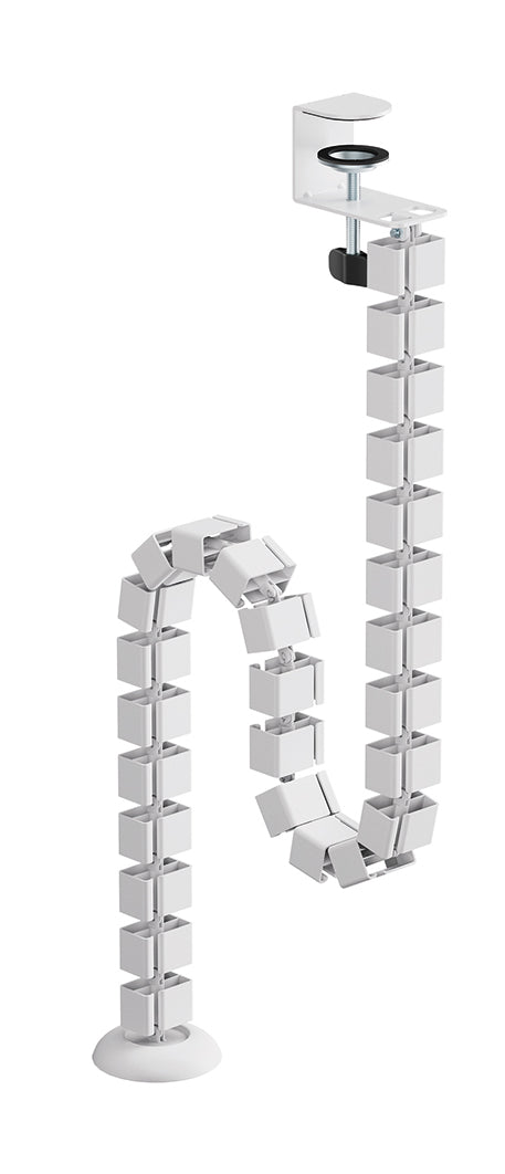 Neomounts ADS06-131WH Kabelschlange – 1,4 m – Stahl – Weiss, Schraubbefestigung
