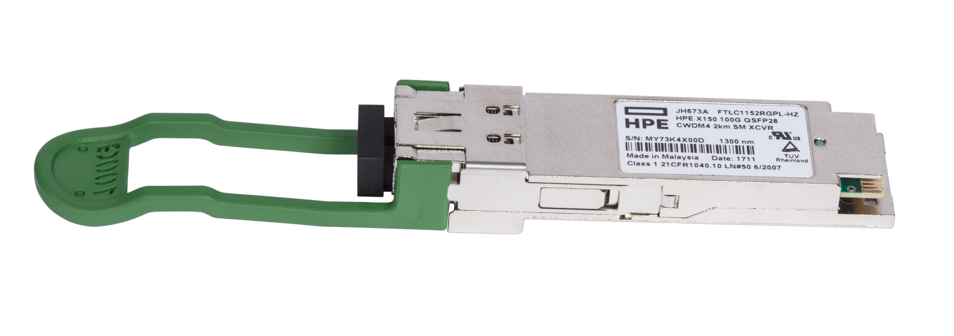 HPE X150 – 100G QSFP28 CWDM4 Transceiver – Single-Mode, 2000 m, MSA, Hot-Plug