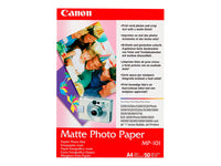 Canon MP-101 Fotopapier – matt, A4, 170 g/m², 50 Blatt – für Canon Serie S, Canon BJC-8200