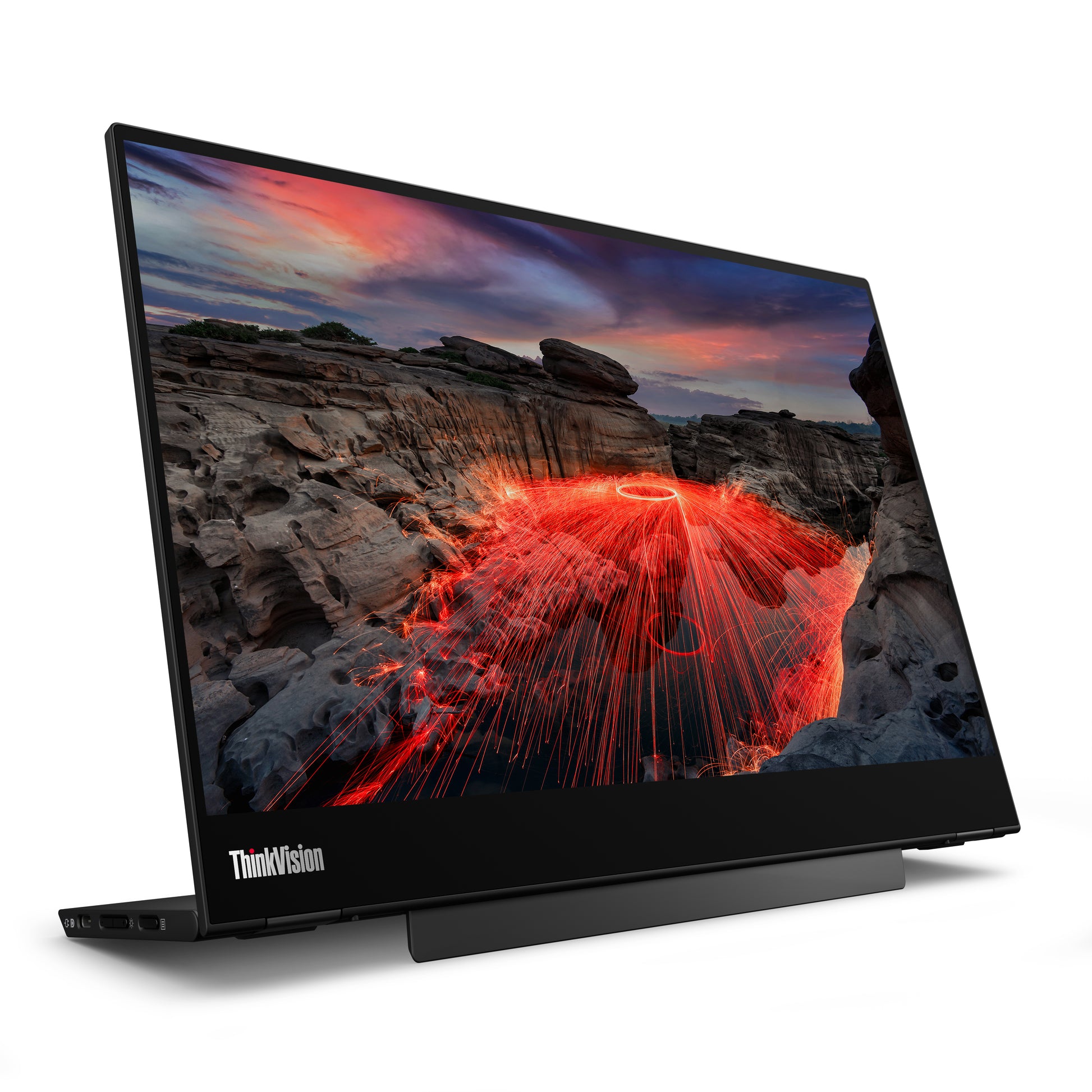 Lenovo ThinkVision – Portabler Monitor, 14,0", 1920 × 1080 (Full HD), IPS, Touch, USB-C