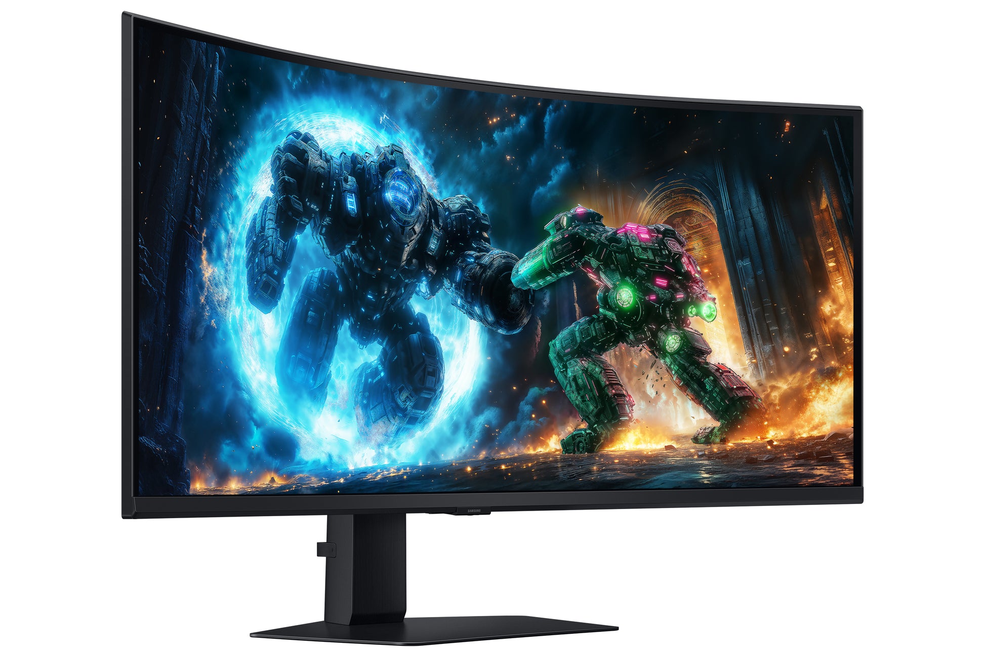 Samsung G75F – Monitor, 40", 5120 × 2160, LCD, Schwarz