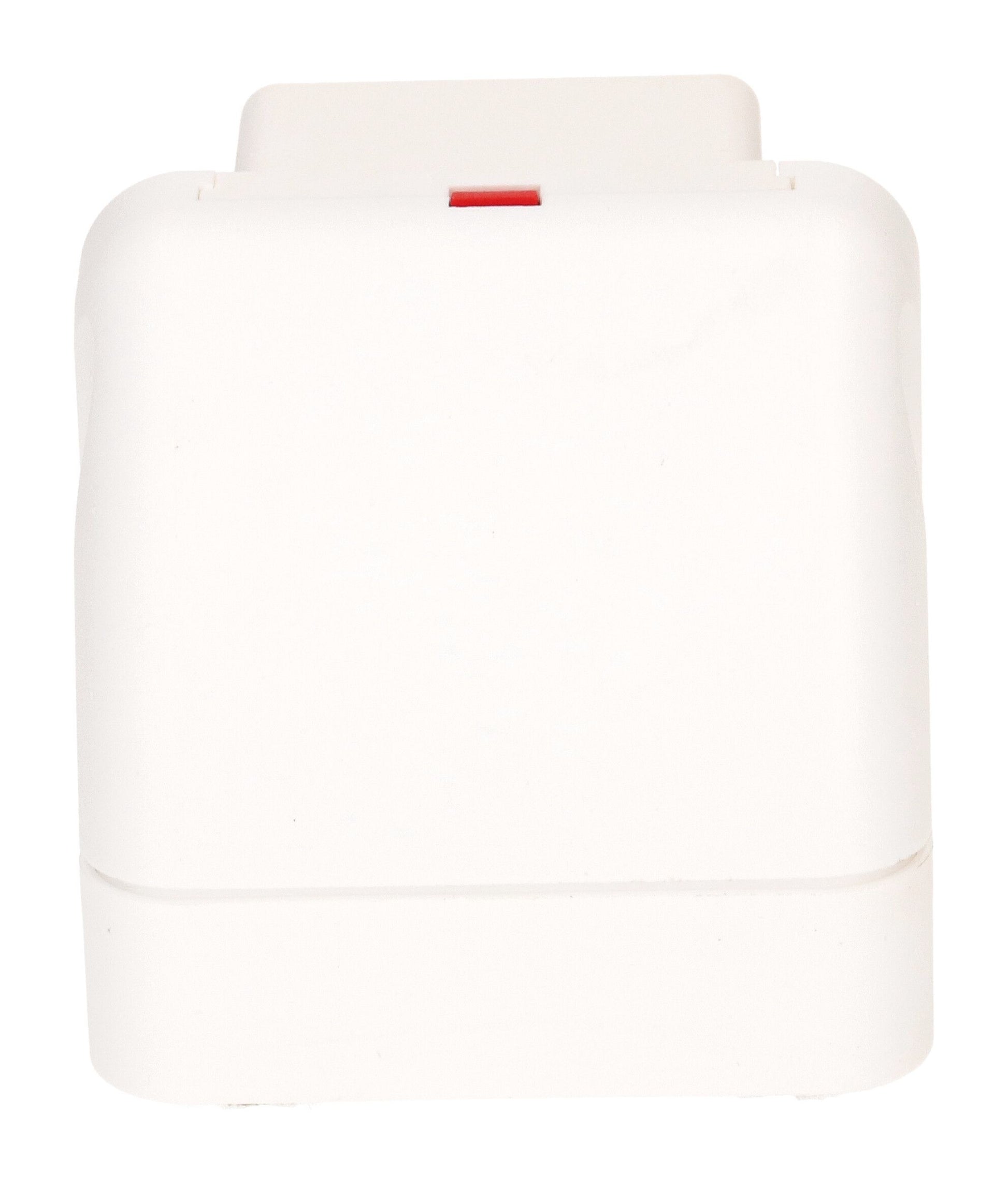 Max Hauri AG Max Hauri – Reiseadapter – von Typ 13 zu Typ G – geerdet – weiss – 1 Stk.