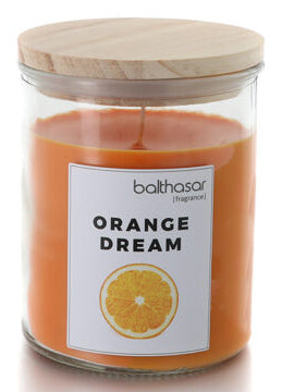 Balthasar Orange Dream – Duftkerze, Medium Glas, 65 h