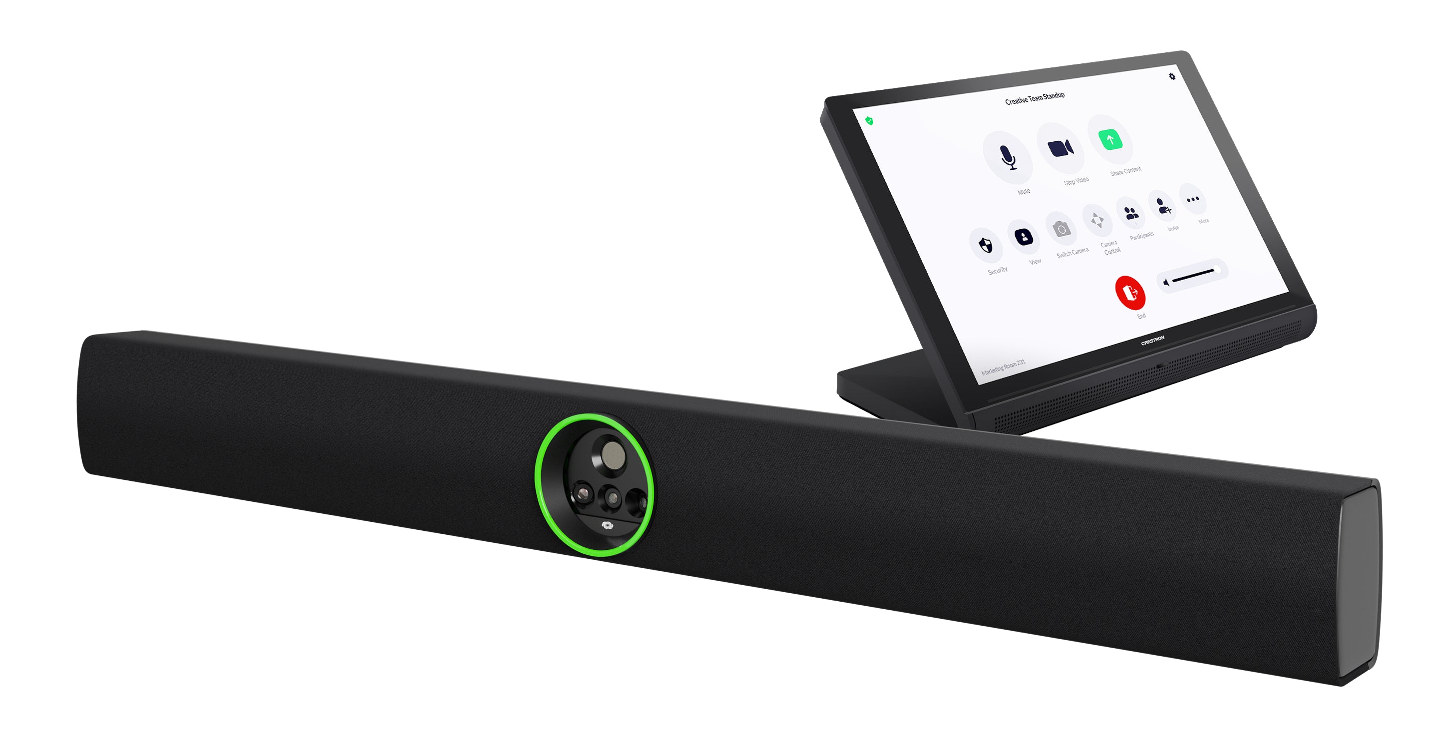 Crestron UC-B70-A-Z-I – 4K Ultra HD Videokonferenzsystem, 7,5× Digitalzoom, Schwarz