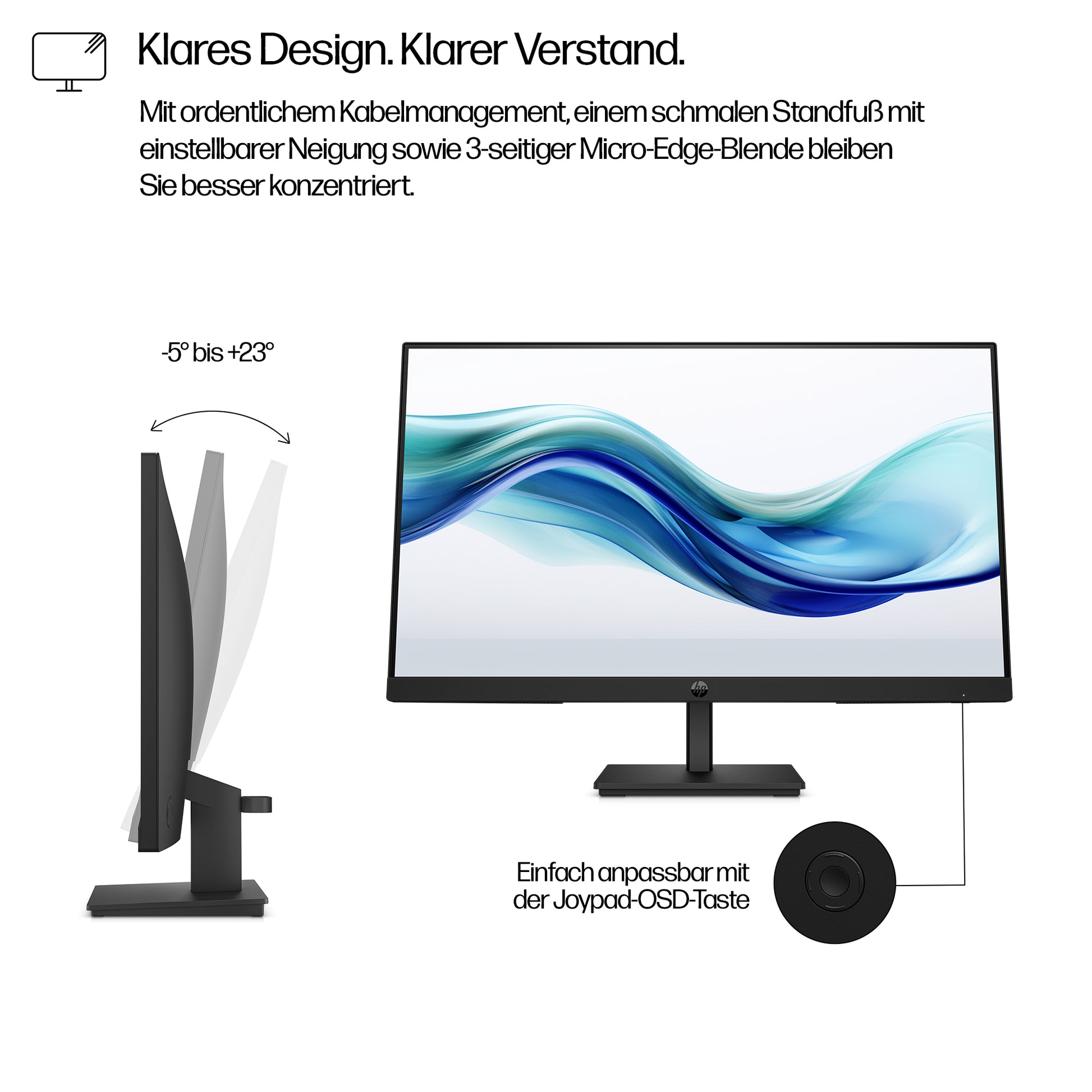 HP S3 Pro 324pf – 23,8", 1920 × 1080 (Full HD), IPS, 100 Hz