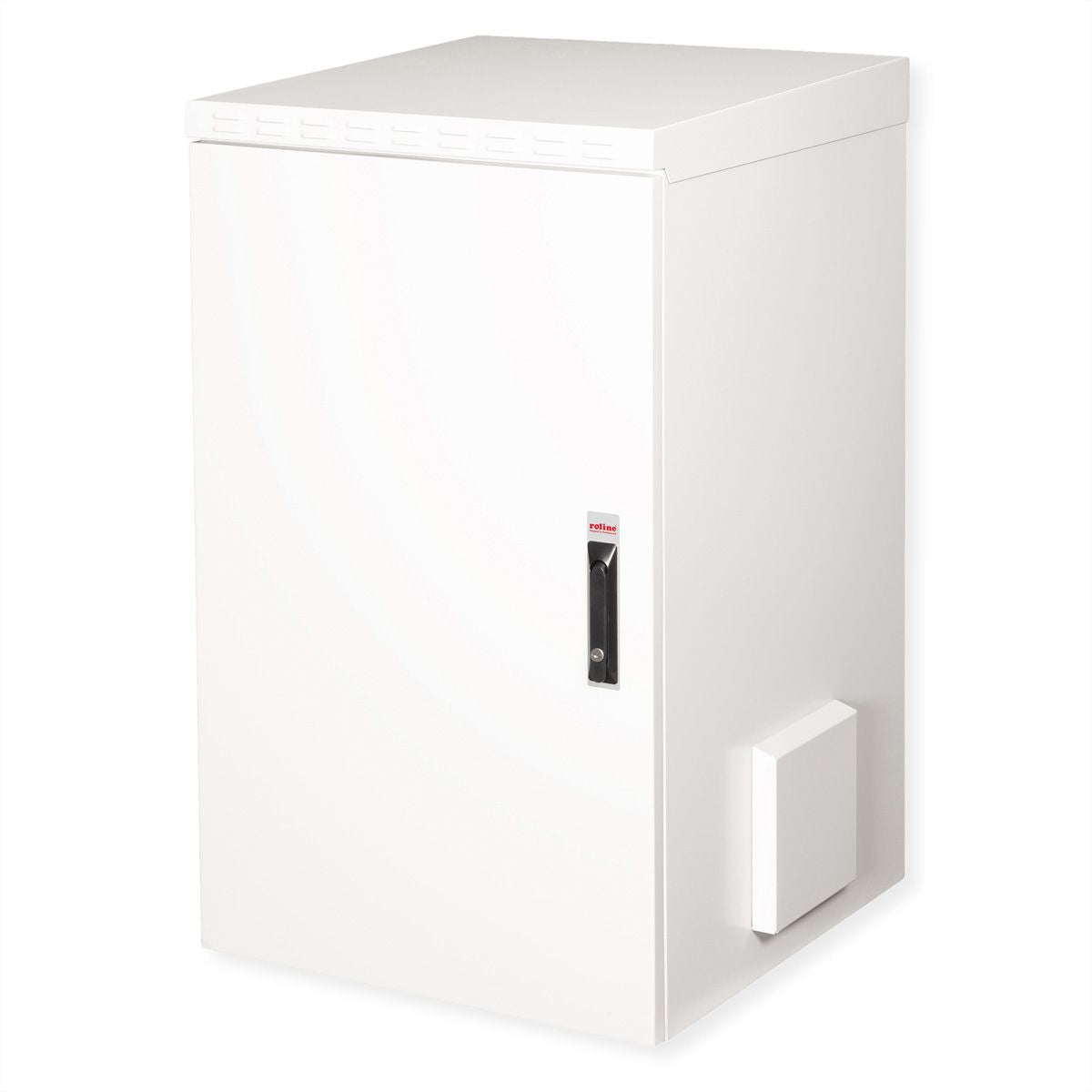 ROLINE Pro – 19" Wandverteiler 20U, IP55, abschliessbar, 600 × 600 × 1068 mm, lichtgrau, Stahl