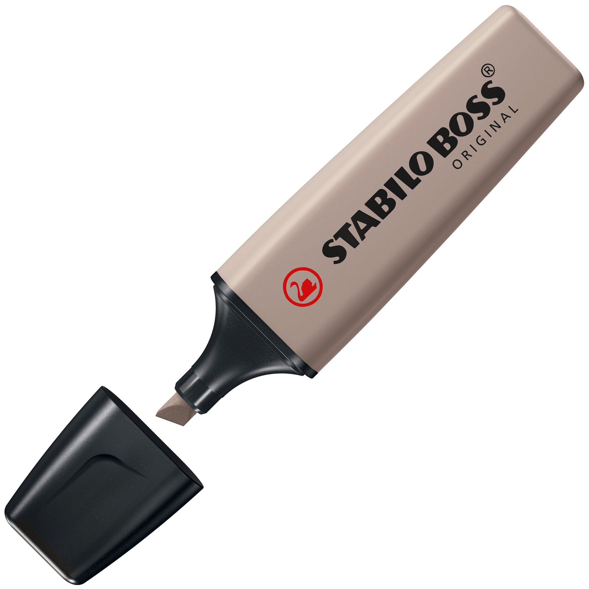 STABILO BOSS Original Textmarker warmgrau – Keilspitze, 2–5 mm