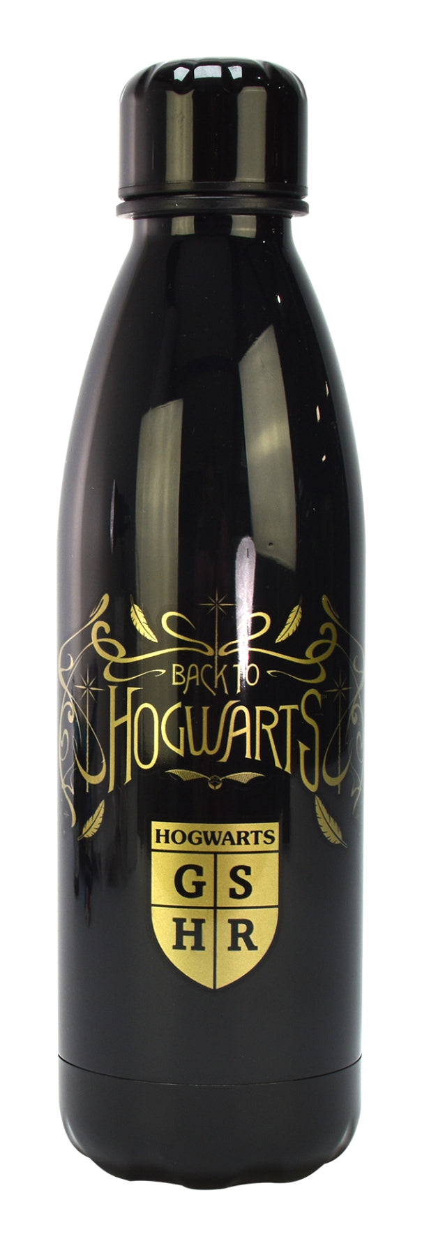 Thumbs Up Harry Potter Trinkflasche 650 ml – Kunststoff, Klappdeckel, Schwarz, Gelb