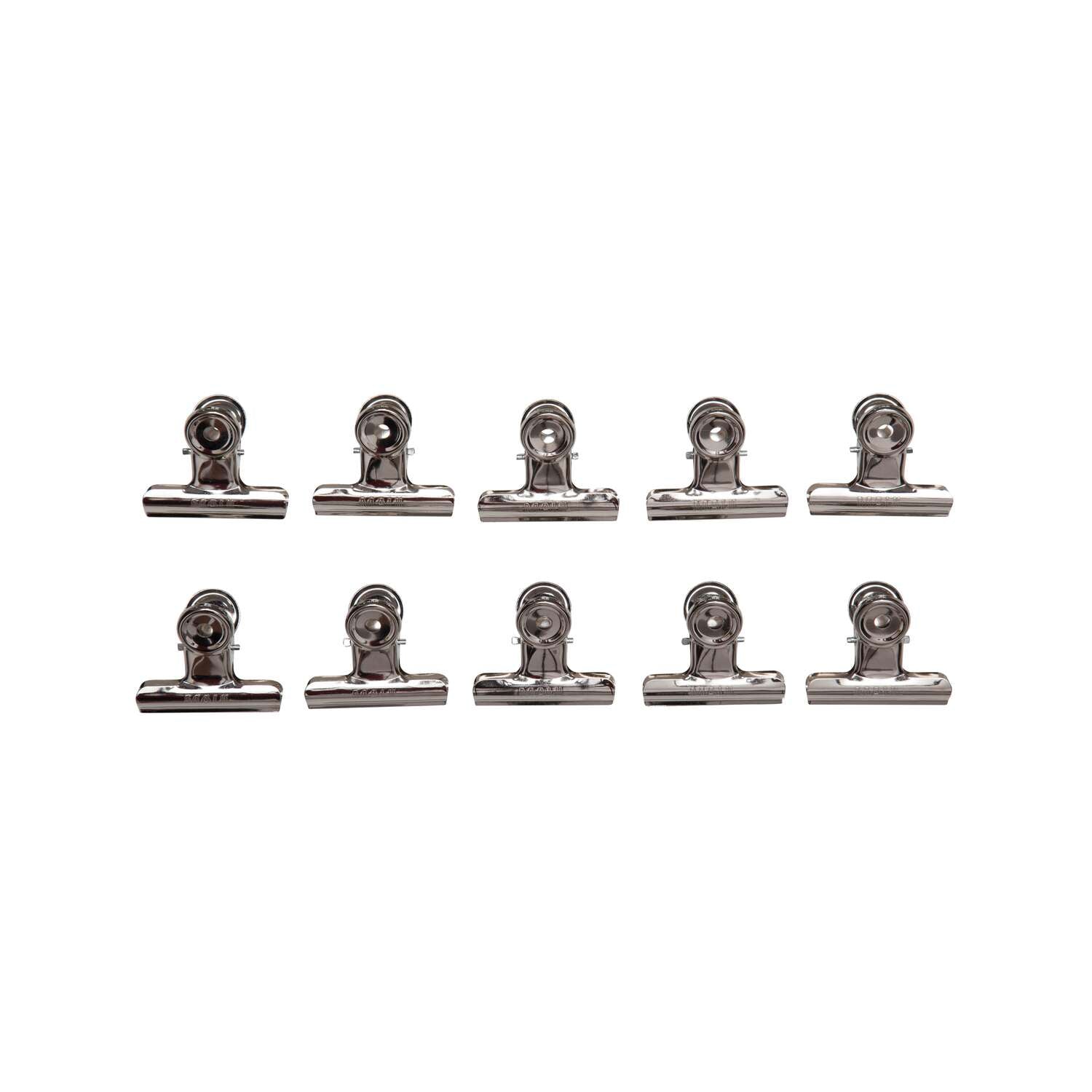 MAUL Büroklammern – 50 × 28 mm – Metall – Silber – 10 Stück