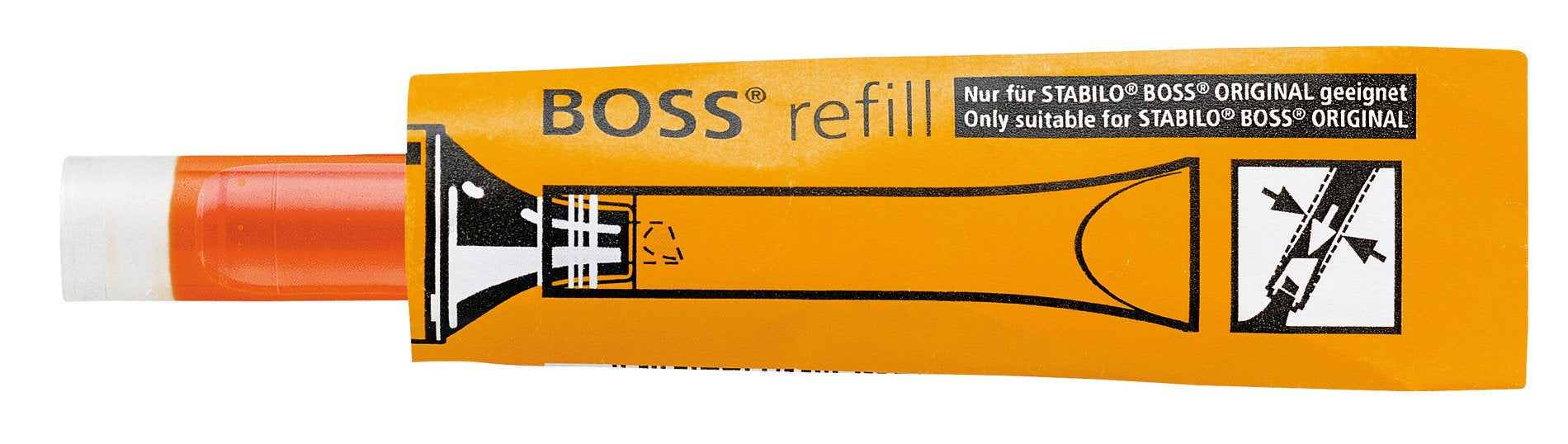 STABILO Textmarker-Nachfüllung – Orange, 2–5 mm