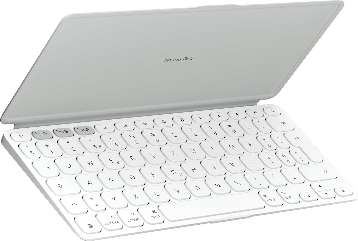 Logitech Keys-To-Go 2 – Tastatur, kabellos (Bluetooth), DE-Layout (DE) – für Windows, macOS & iPadOS u. a.