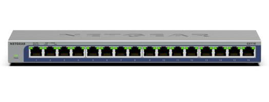 NETGEAR GS116 – Switch – 16×GbE, L2