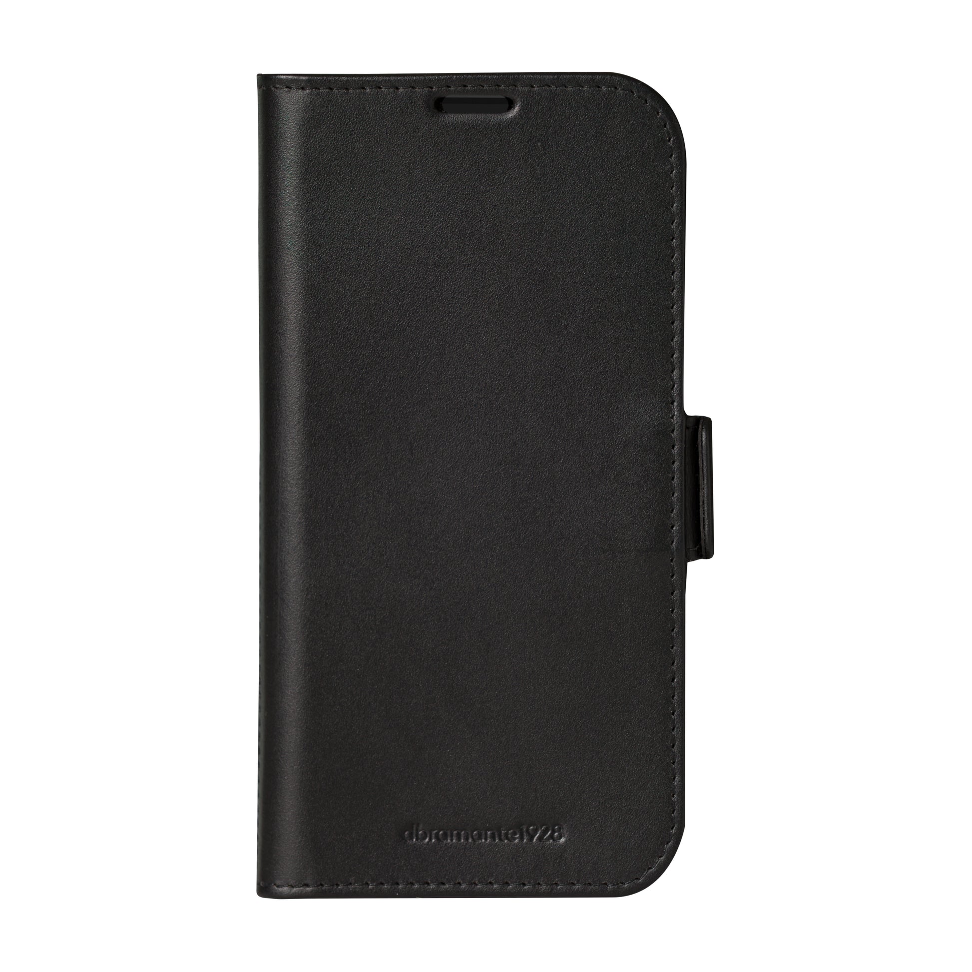 dbramante1928 Copenhagen Folio – für Apple iPhone 16, mit Ständer, 3 Kartenfächer, Leder, Schwarz