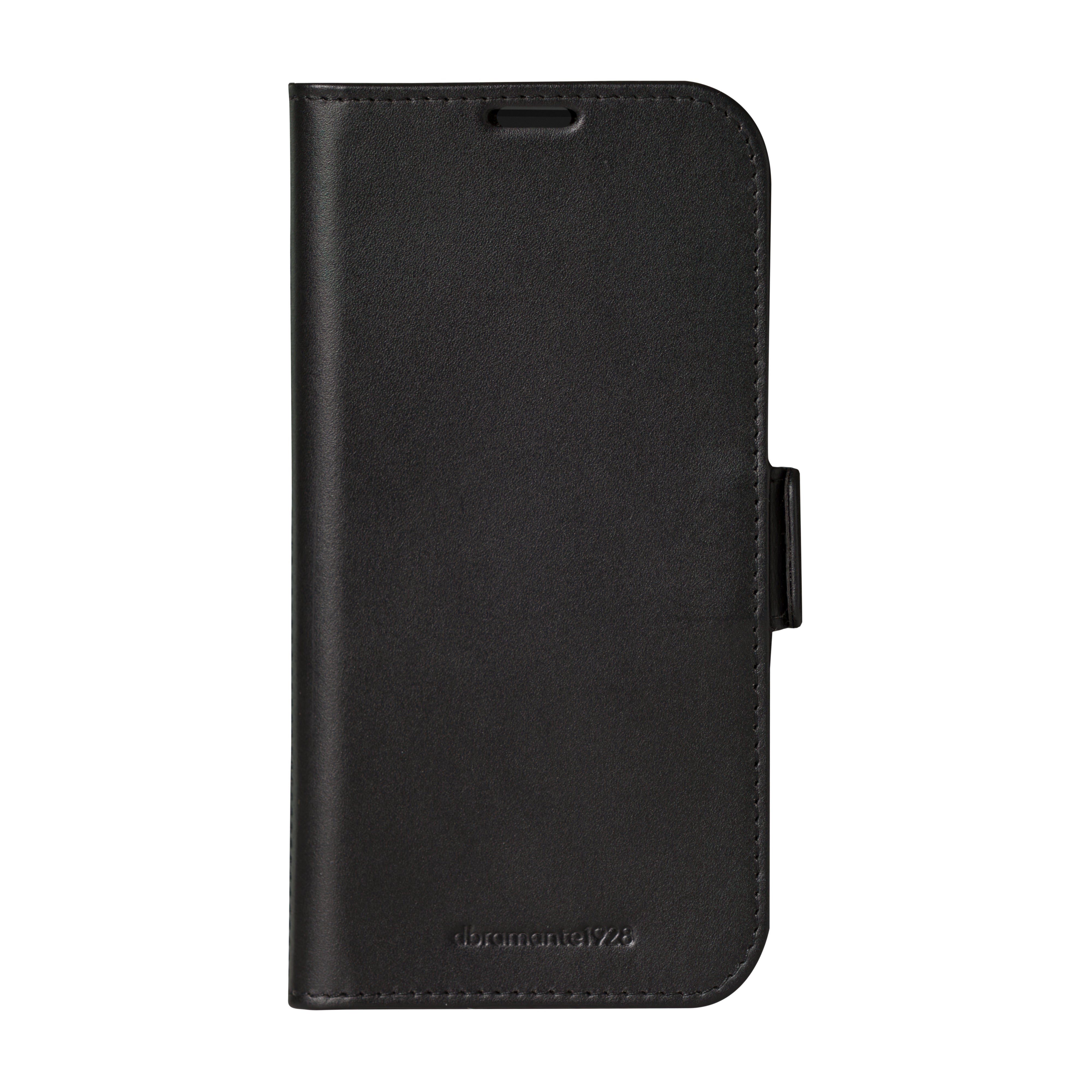 dbramante1928 Copenhagen Folio – für Apple iPhone 16, mit Ständer, 3 Kartenfächer, Leder, Schwarz