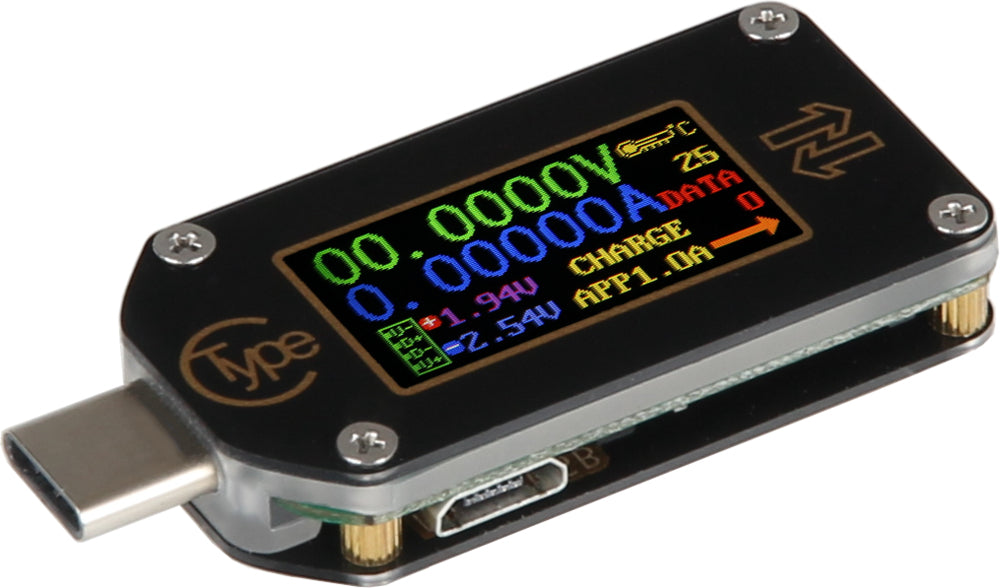 Joy-iT JT-TC66C – Multimeter – 0,005–30 V DC, 0–5 A DC, USB-C