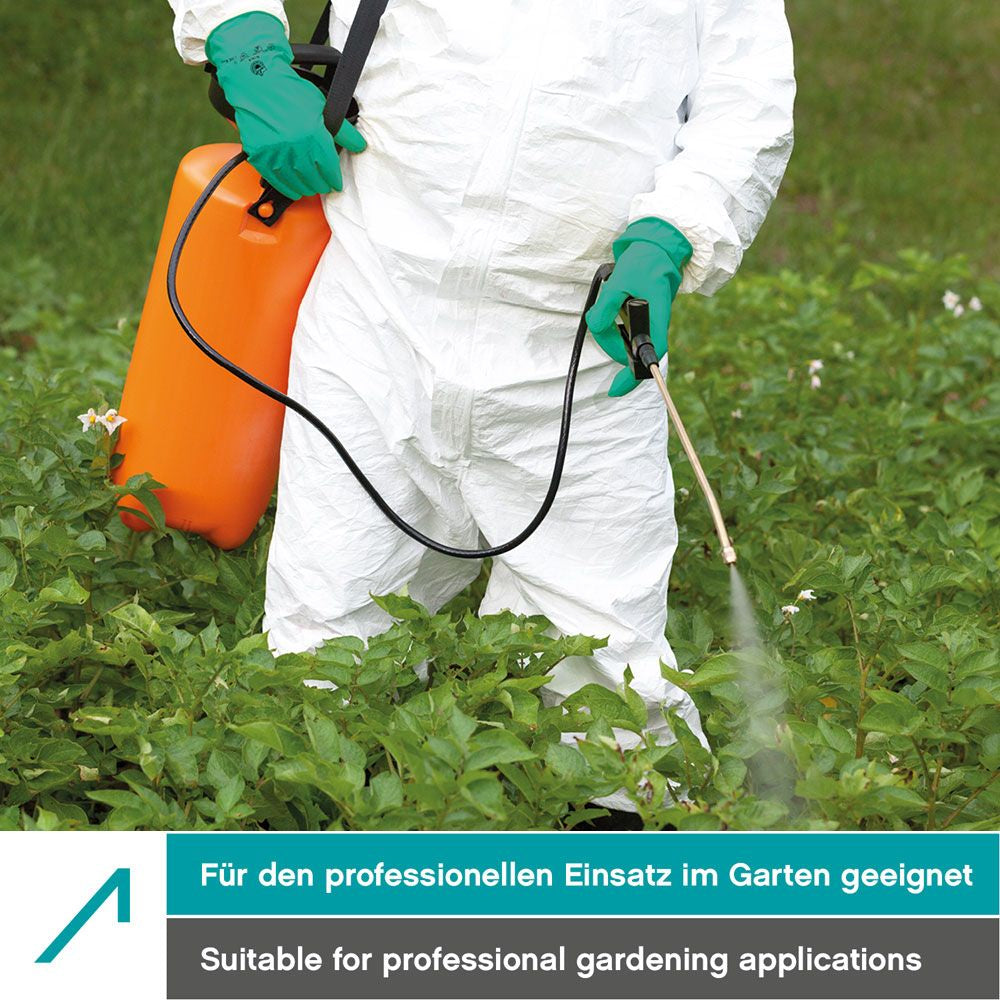 ACE Einweghandschuhe Nitril – S, 6 Stück – Grün, Chemikalienbeständig
