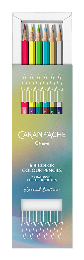 Caran d-Ache Caran d'Ache Aquarellfarbstifte Claim your Style Limited Edition – 12 Farben, im Kartonetui, Ø 2,8 mm, FSC