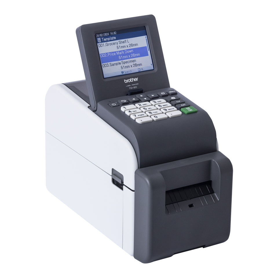 Brother Etikettendrucker, bis 50,8 mm, Touchscreen, Akku-Option, USB, LAN, 300 dpi