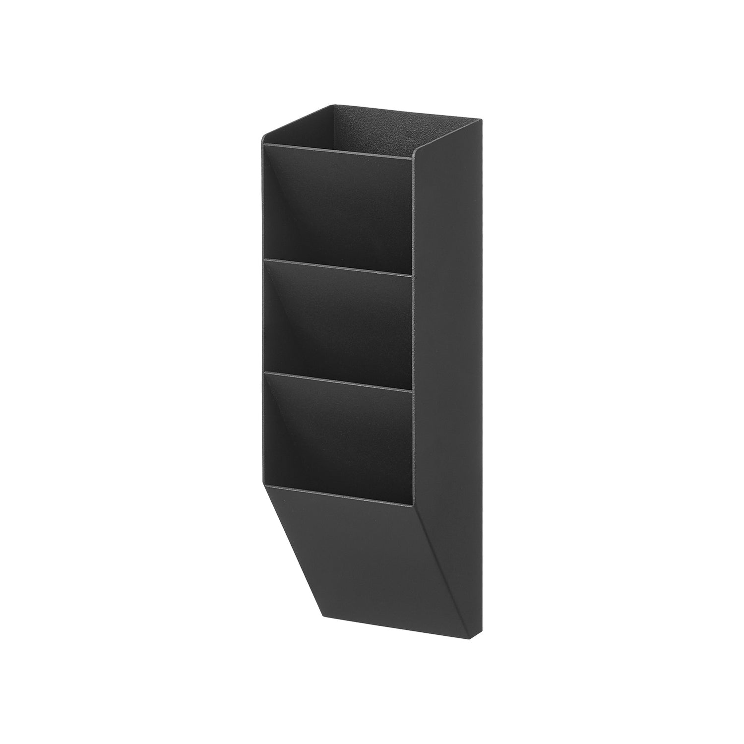 Yamazaki Aufbewahrungsbox – Stahl – Schwarz – Magnetisch – 62 × 208 × 62 mm