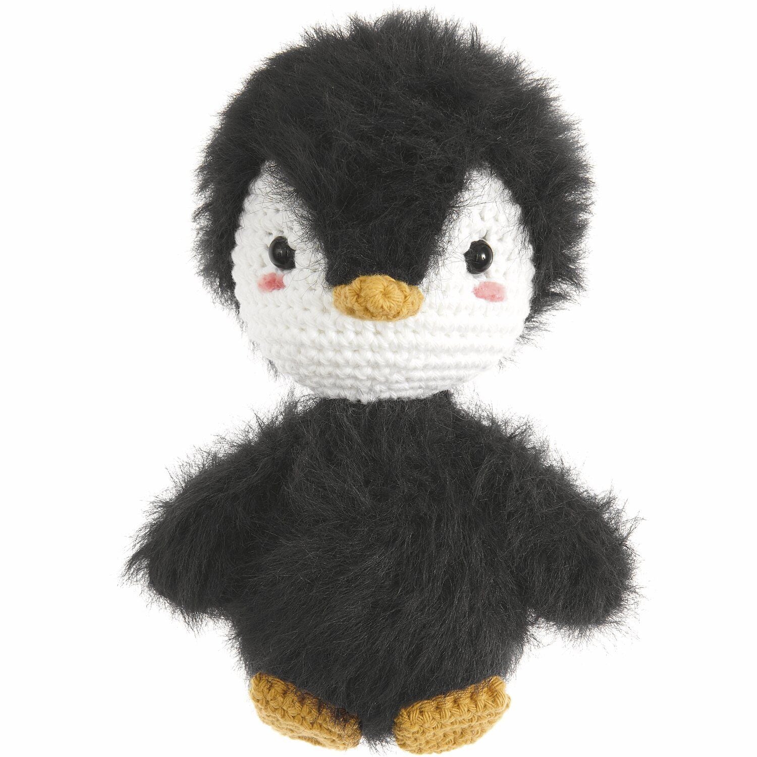Rico Design Ricorumi Furry Furry Garn Schwarz – 25 g, 175 m, Nadel 3 mm, 100% Polyamid